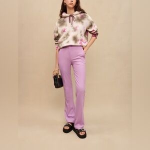 Maje - Parison  Zip-embellished Wool Straight-leg Pants - size 42